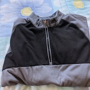 Adidas quarter zip 1/4 fleece lined top